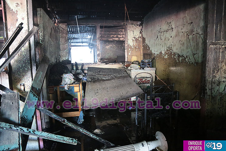 Se incendia vivienda en colonia Edgar Lang